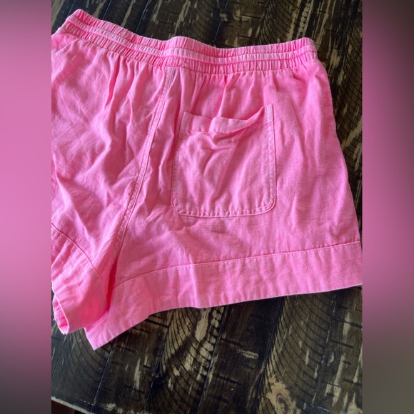 UNIVERSAL THREADS ❤️ Hot Pink Linen Boat Shorts - XSMALL - Picture 8 of 9